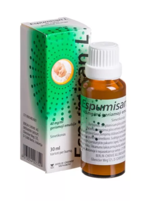 Espumisan L Baby Drops 💦 Anti Colic, Gas, Bloating Meteorism (30ml.)