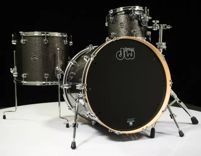 DW Performance Series 3pc Shell Pack Pewter Sparkle 12/16/22