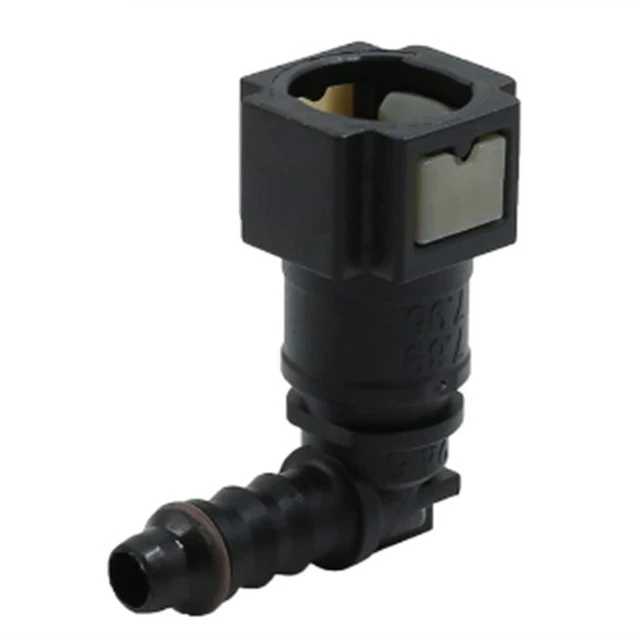 Connecteur Rapide Droit Pour Tuyau Carburant 15.82mm à 14mm (5/8" SAE) - Lot De 2 - Nylon Résistant