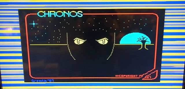 TIME-GATE CHRONOS RAPID Fire Non terraqous ZX Spectrum Giochi testati ...