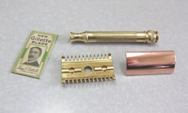 Vintage 1930'S Gillette Goodwill Double Edge Safety Razor - Clean 9