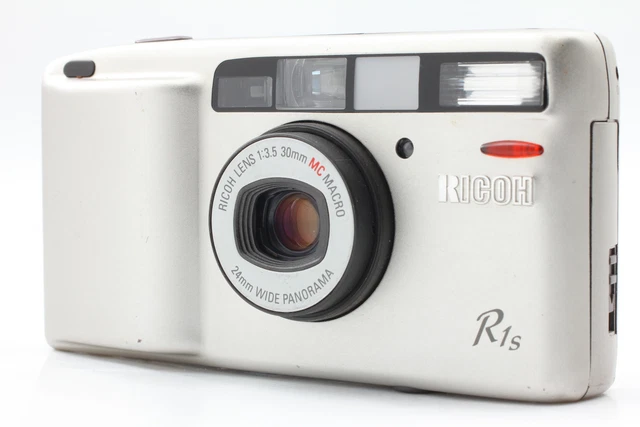 READ! [Near MINT] RICOH R1s silver 35mm Point & Shoot Film Camera From JAPAN
