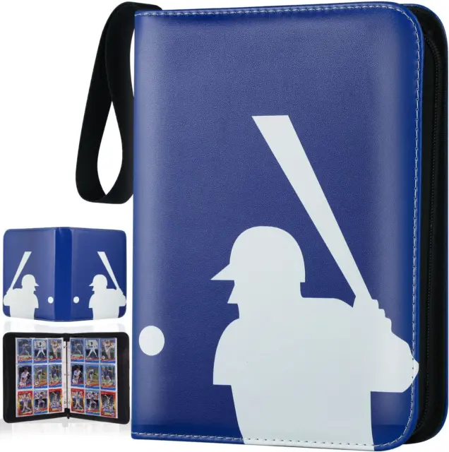 900 Pockets Collectible Trading Card Binder Baseball Sports Binder With Sleeves