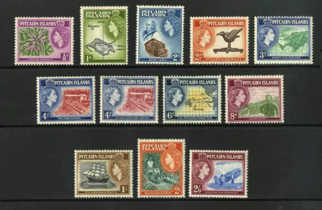 M18340 Pitcairn Islands 1957-63 SG18/28 - 1957 Definitives