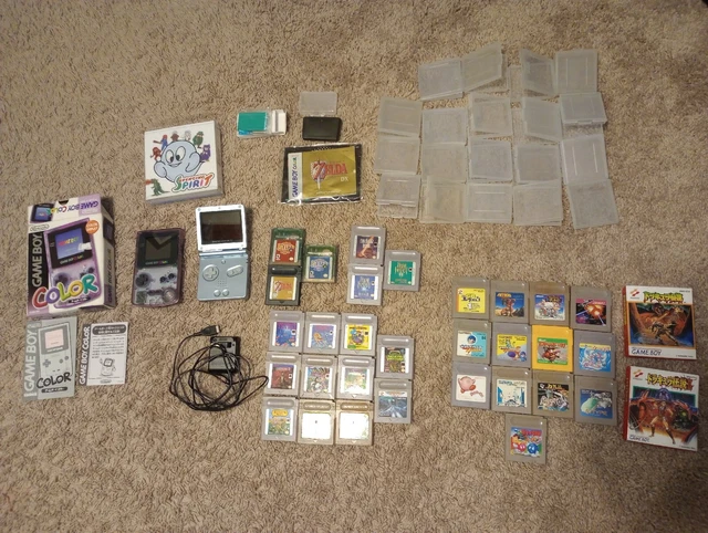 gameboy advance sp ags 101 Color Zelda Final Fantasy Games Lot **Read Descr. gameboy advance sp ags 101 Color Zelda Final Fantasy Games Lot **Read Descr.