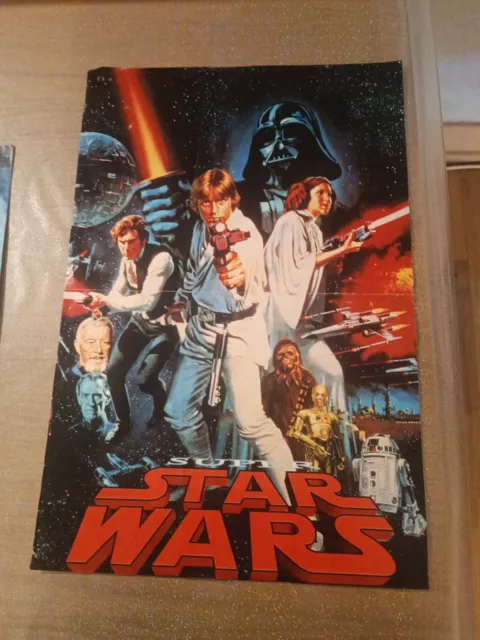 Poster Star Wars Affiche Vintage 30 Cm X 50 Cm