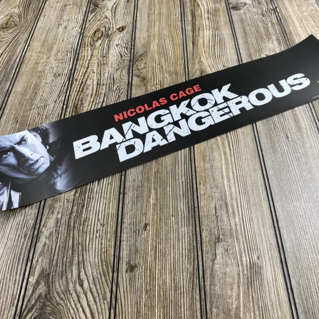 Bangkok Dangerous 5”x25” Movie Theatre Mylar Poster Nicolas Cage 2008