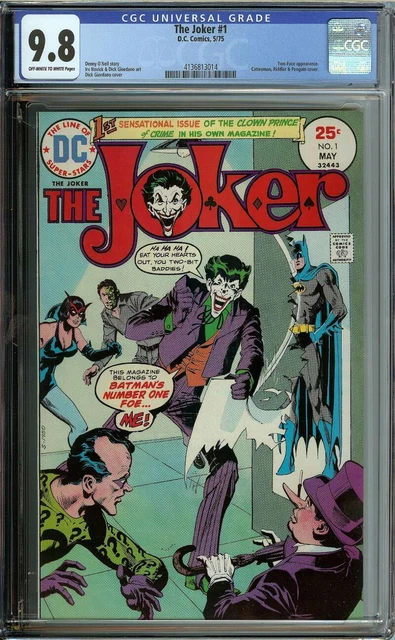 Joker #1 Cgc 9.8 Ow/Wh Pages // Batman Villain Cover 1975