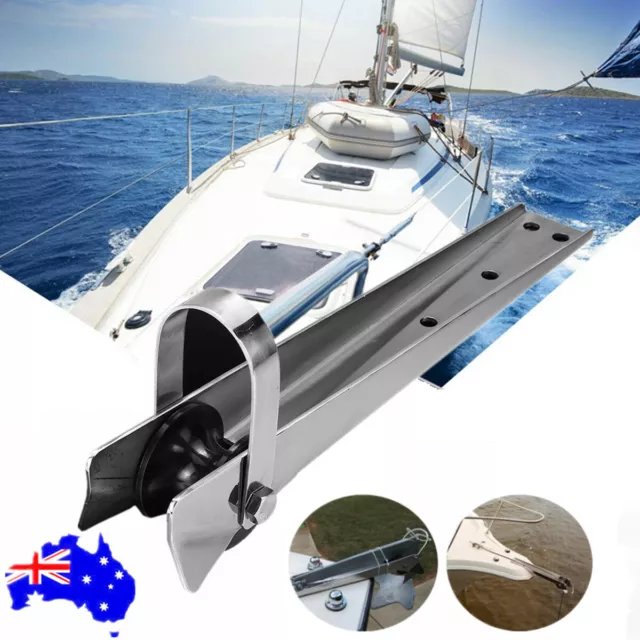 316 Stainless Steel Bow Anchor Self Launching Bow Roller Marine Boat Heavy Duty