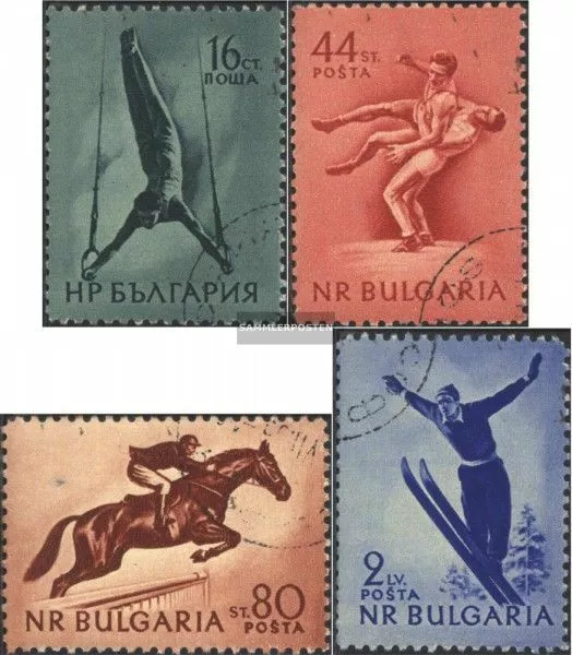 Bulgarien 928-931 (kompl.Ausg.) gestempelt 1954 Sportarten