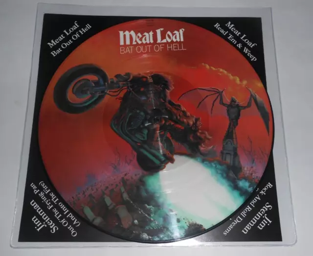 Meat Loaf – Bat Out Of Hell - Ltd Edition 12" Single Picture Disc (1991) - EX/EX