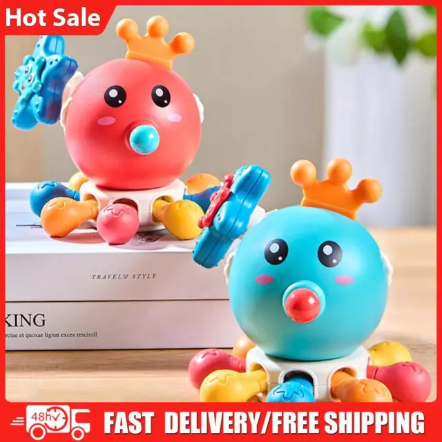 Rotatable Octopus Toy Octopus Baby Sound Toy Making Bath Time More Enjoyable