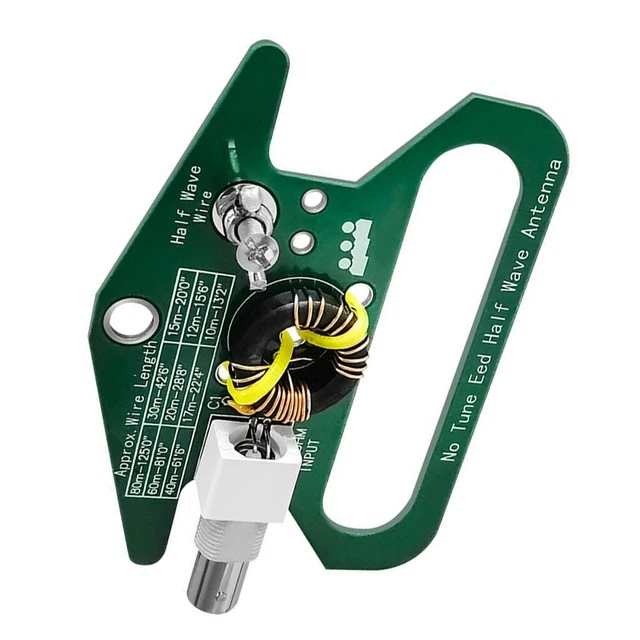 Mini Antenne EFHW Demi-Onde 3-30 MHz – Balun 1:49 – Portable & Puissante Pour Ondes Courtes