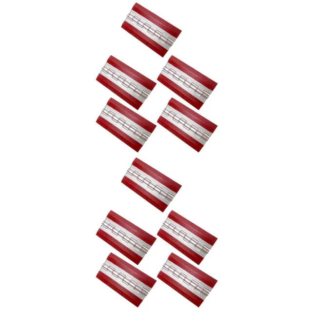 10 Cerniere Plastiche Pieghevoli 1.9x1.9cm Per Mobili E Finestre - Nero - Foto 7