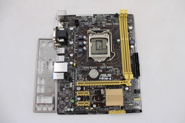 ASUS H81M-A LGA1150 Micro-ATX Intel H81 Desktop Motherboard With I/O ...