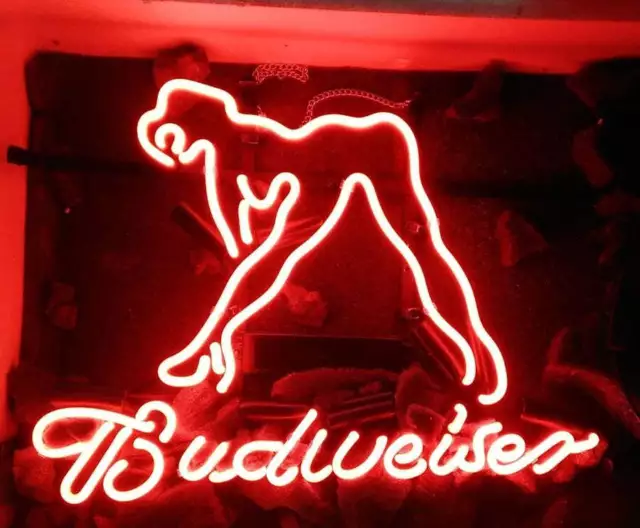 Live Nudes Dance Pole Hot Girl Back 17"x14" Neon Light Sign Lamp Beer Bar Open