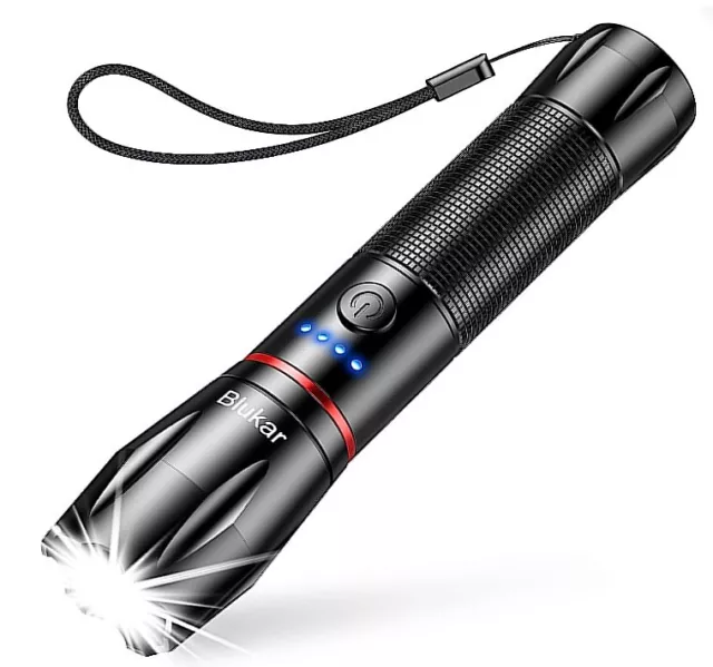 Ultra Puissante Lampe Torche de Led USB Rechargeable  étanche Mini Lampe Torche