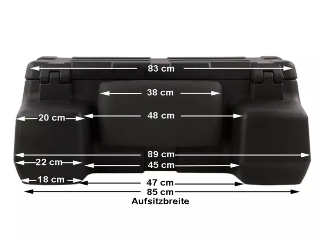 ATV Quad Koffer Top Case Quadkoffer Transportbox Gepäcktasche Staubox 150 L Box 3