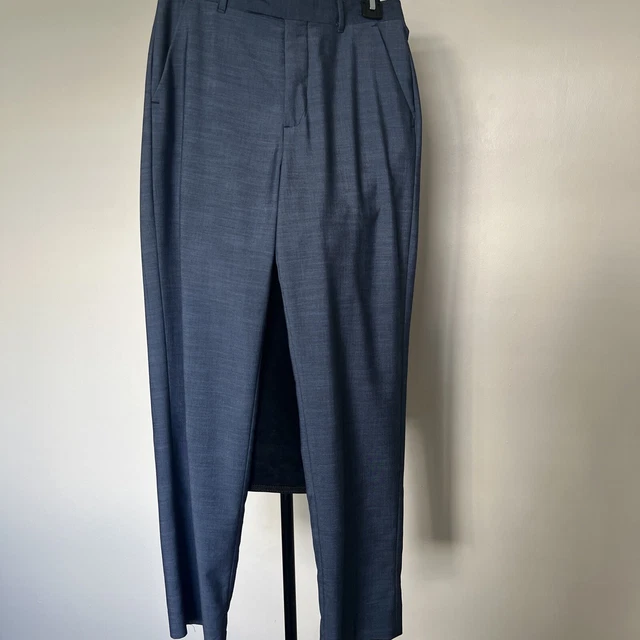 Giacca abito normale blu Calvin Klein 3 pezzi S18 e pantaloni e camicia S16 8