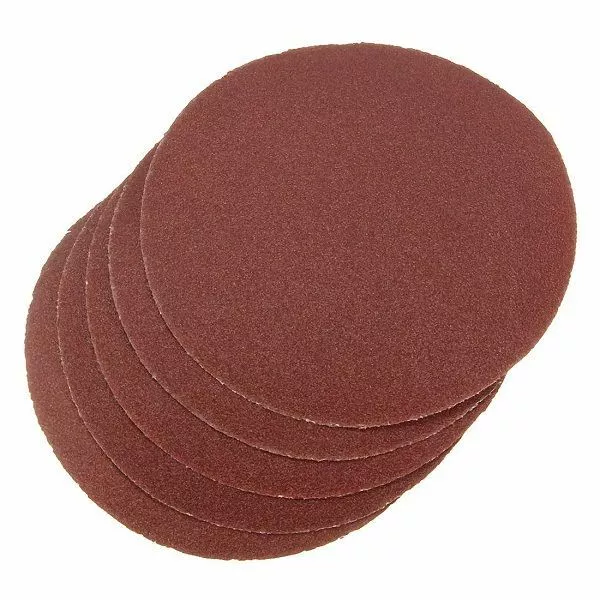 50 x Hook & Loop 125mm 5" Sanding Disc, Orbital Pad, Sandpaper-60 Grit