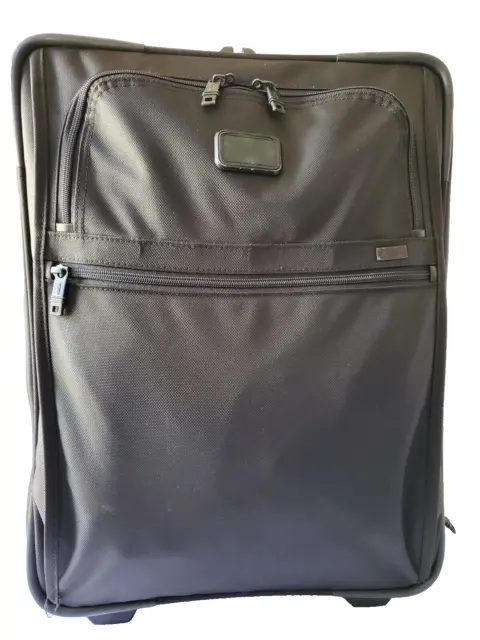 Tumi Black Luggage 20" Upright Wheeled Suitcase