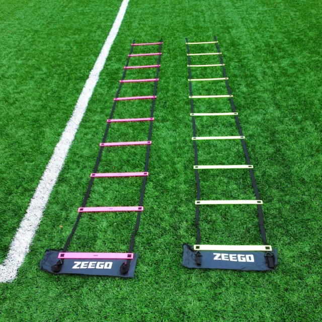 ZEEGO Football Speed Ladder / Agility Ladder - 4m/6m Fitness Training Ladder