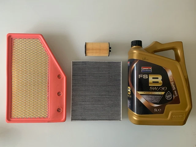 Kit De Servicio De Filtros Para Insignia 2.0 CDTi Diesel 2008-2016 - Incluye Filtro De Aire, Habitáculo, Combustible Y Aceite