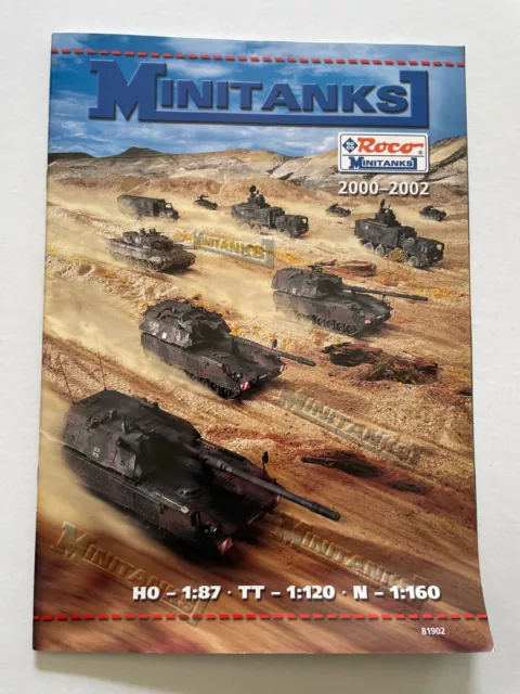 Roco Minitanks 2000-2002 Spielzeug - Katalog - Fachliteratur