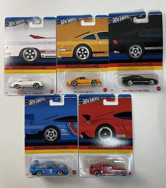 NEW HOT WHEELS 2024 Porsche Set Of 5 Cars Walmart Exclusive 20.00
