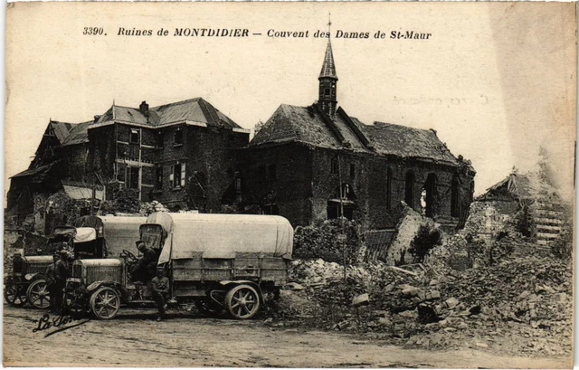 CPA MONTDIDIER Ruins - Convent of the Ladies of Saint-Maur (1291914)