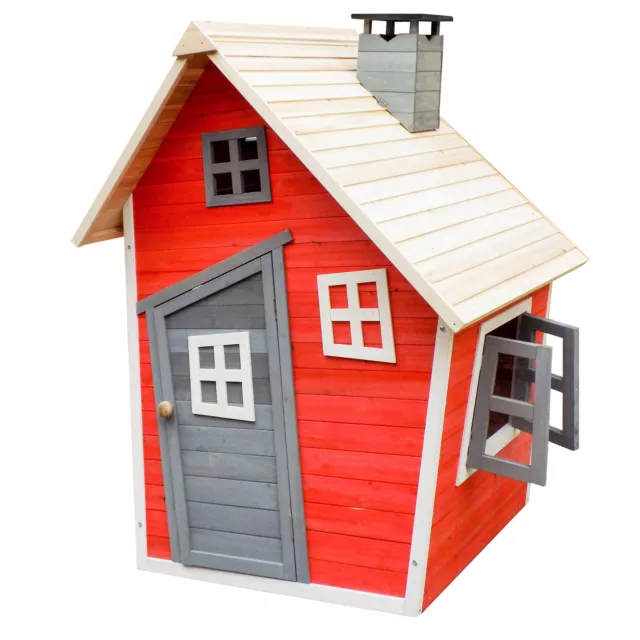 TTCasetta giocattolo per bambini ecologica in legno abete rosso Casa legno Giard