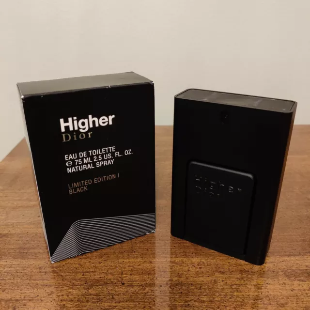 Higher Black Limited Edition by Christian Dior 75ml (2.5 oz) EDT Spray Vintage