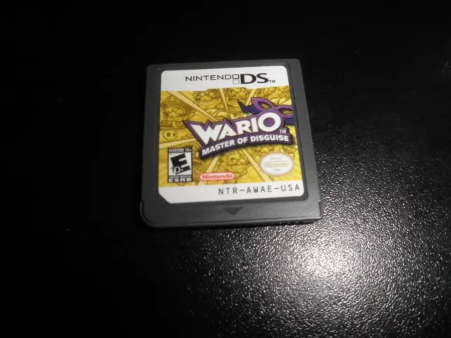 nintendo ds - wario master of disguise  - cart