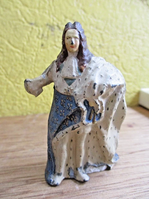 Figurine Ancienne Vertunni - Homme D'État Français, 1950, Plomb Peint, échelle 1:32 (55 Mm) - État D'origine
