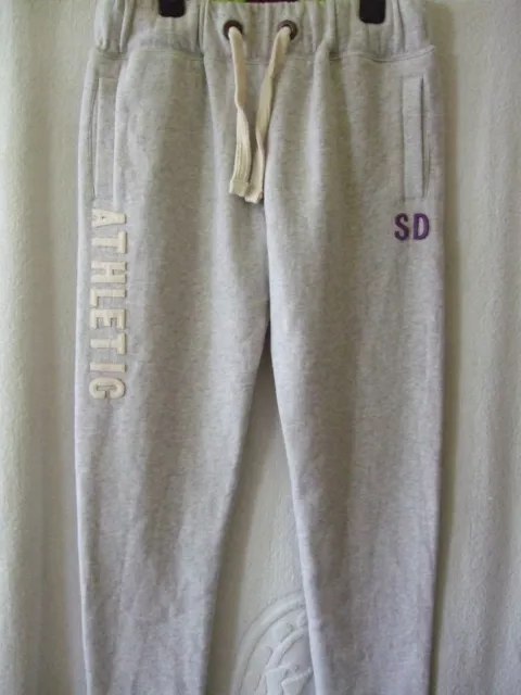 NEW £50 WOMENS Superdry Small 23 Sd Offset Joggers Grey Marl £42.99 -  PicClick UK