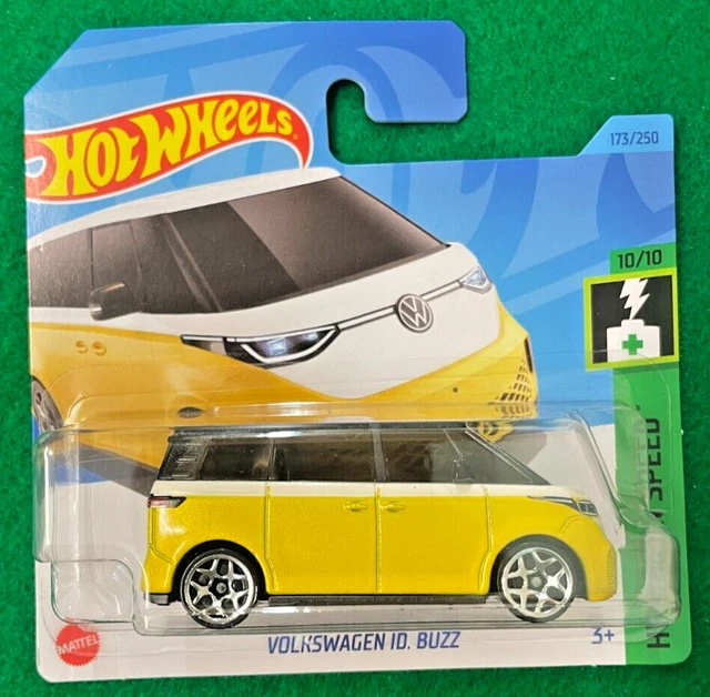 HOT WHEELS VOLKSWAGEN Id Buzz Camper Van Yellow & White Hw G Mint Short