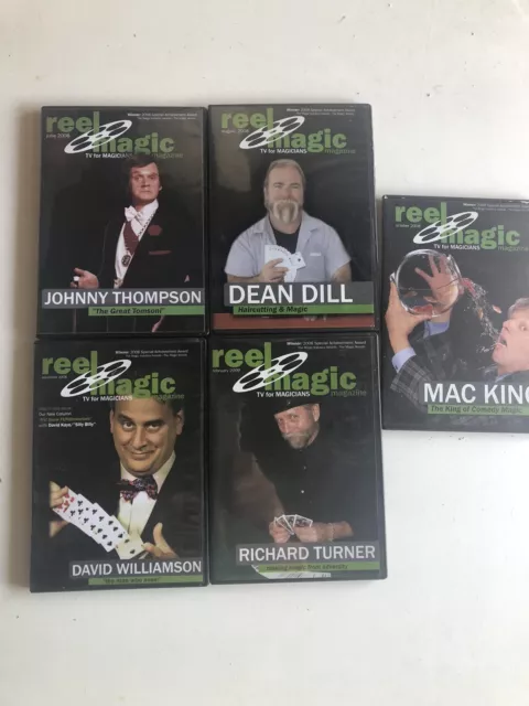 Tours de magie expliqués Reel Magic magazine en DVD originaux (Anglais)