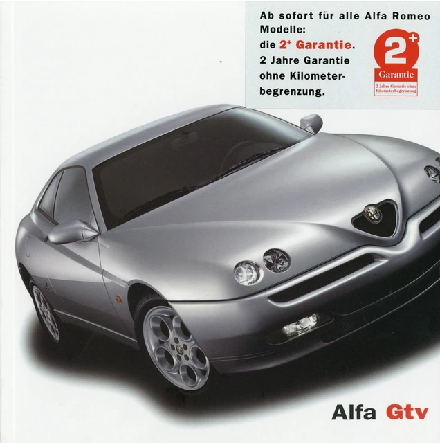 ALFA ROMEO GTV Prospekt 2001 8/01 D 30 Seiten brochure catalog