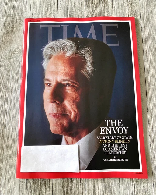 TIME MAGAZINE JANUARY 22, 2024 The Envoy Antony Blinken Secretary Of