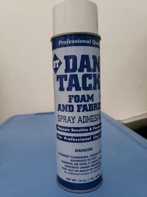 Dan Tack Foam & Fabric Spray Adhesive or Glue Can 16 oz