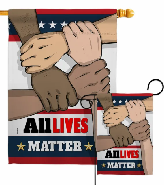 All Lives Matter Garden Flag Cause Support Decorative Gift Yard House Banner