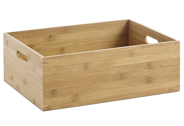 ZELLER PRESENT HAUSRAT Aufbewahrungskiste Bambus 40x30x14cm