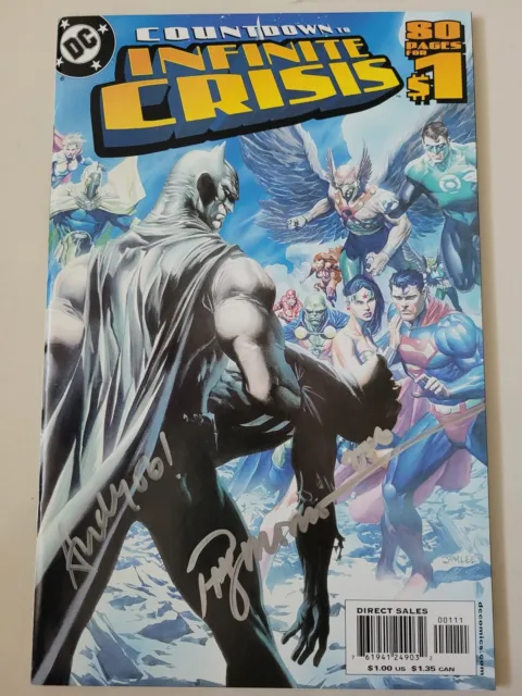 Countdown To Infinite Crisis 80 Pages Autographed Phil Jimenez & Andy Lanning