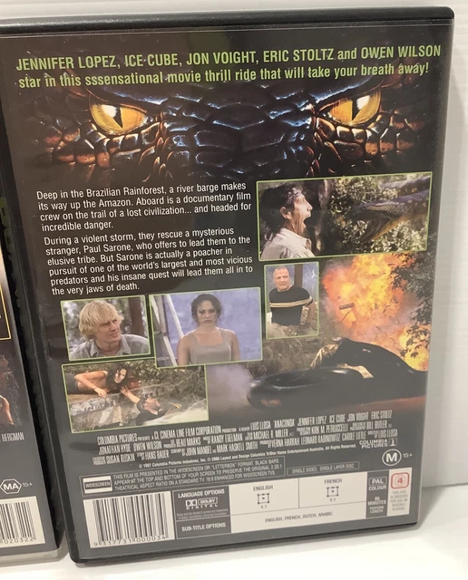 BOA VS PYTHON and Anaconda DVDs Snake PAL R4 Rated M/MA $22.16 ...