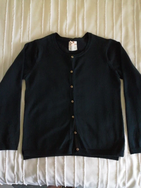 Cardigan nero ragazza età 11/12 di Zara Knitwear.