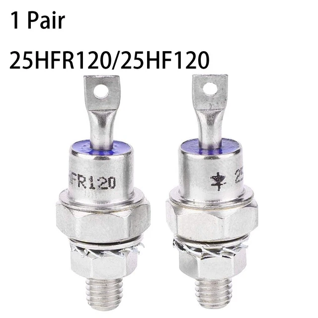Diodi anodo a perno catodico facile installazione 25HFR/25HF 1200V confezione da