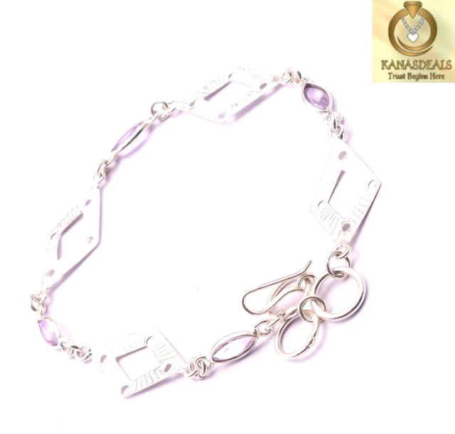 Pink Glass Plated Bracelet Phenomenal Jewellery 4 GM Value-Priced @1.99-71458