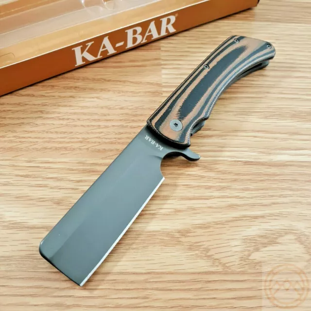 Ka-Bar Mark 98-R Linerlock Folding Knife 3.90" Stainless Steel Blade G10 Handle