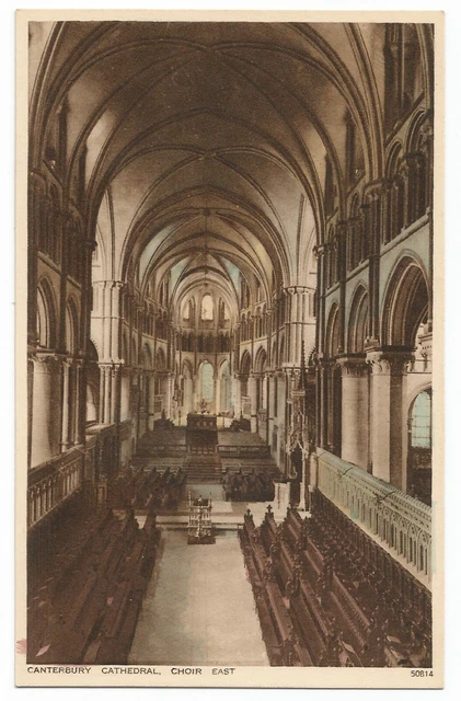 Canterbury Cathedral - Choir East - Postcard - By Photochrom, #670