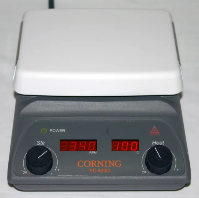 Corning Stirring Hot Plate With Digital Displays, Model Pc-420D 3